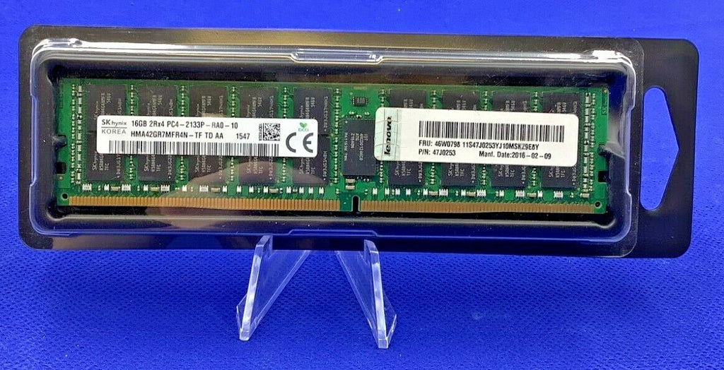 LENOVO 16GB 47J0253 2RX4 PC4-2133P DDR4 MEMORY 46W0798 46W0795 46W0796