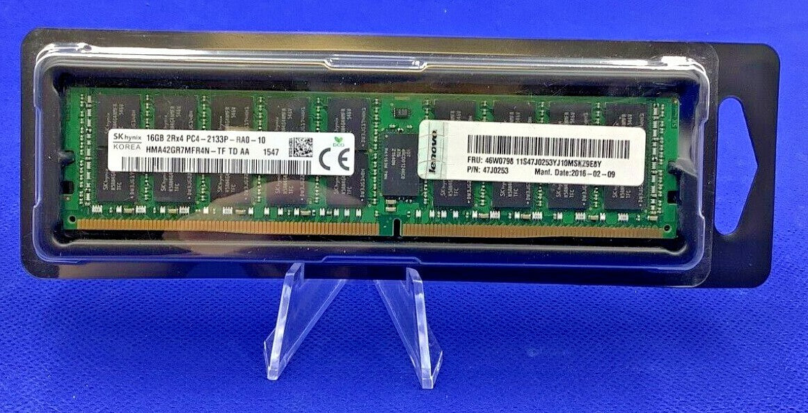 LENOVO 16GB 47J0253 2RX4 PC4-2133P DDR4 MEMORY 46W0798 46W0795 46W0796