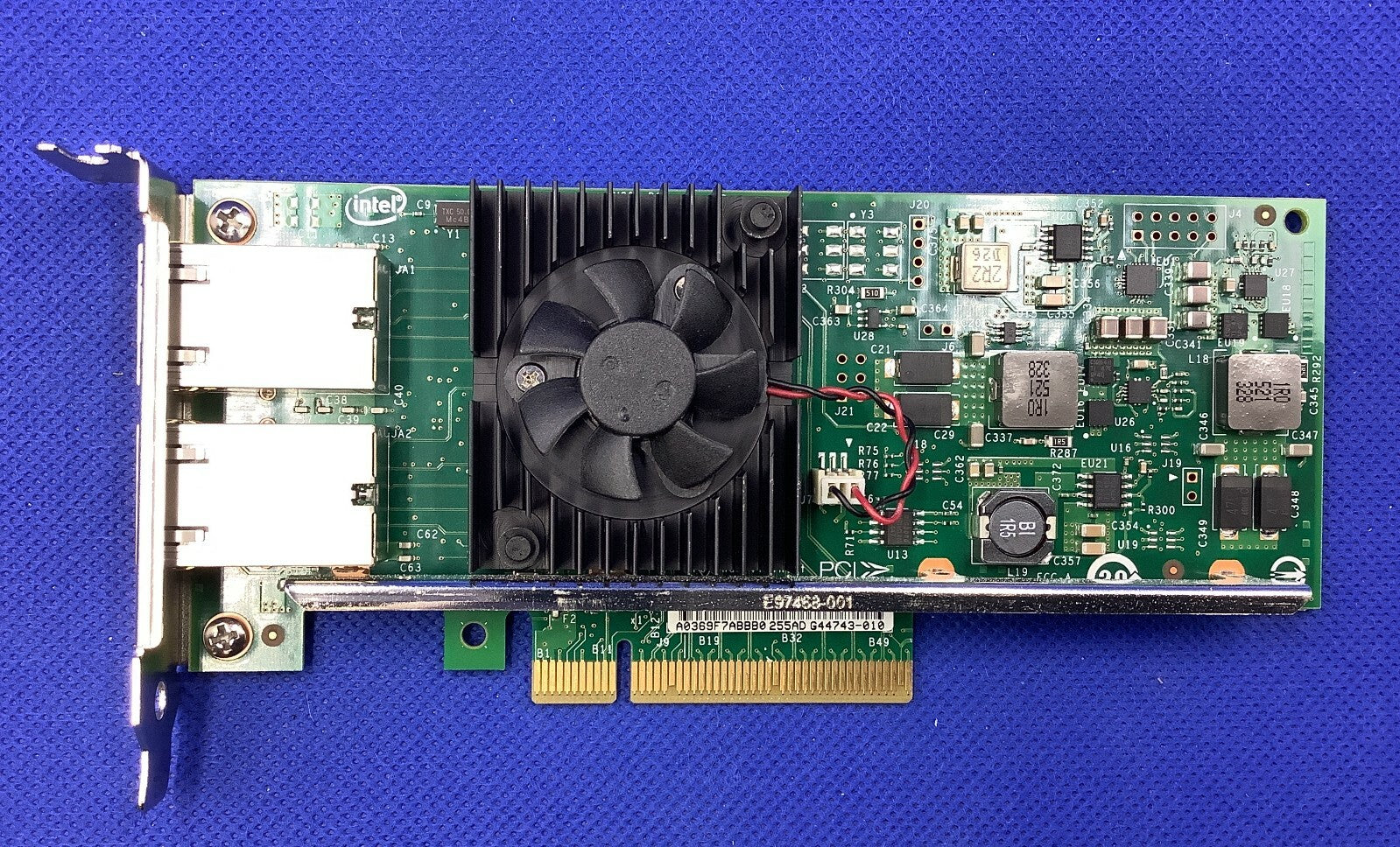 Both Brackets DELL K7H46 3DFV8  INTEL X540-T2 10GB 2PORT NIC ADAPTER 540-BBHD