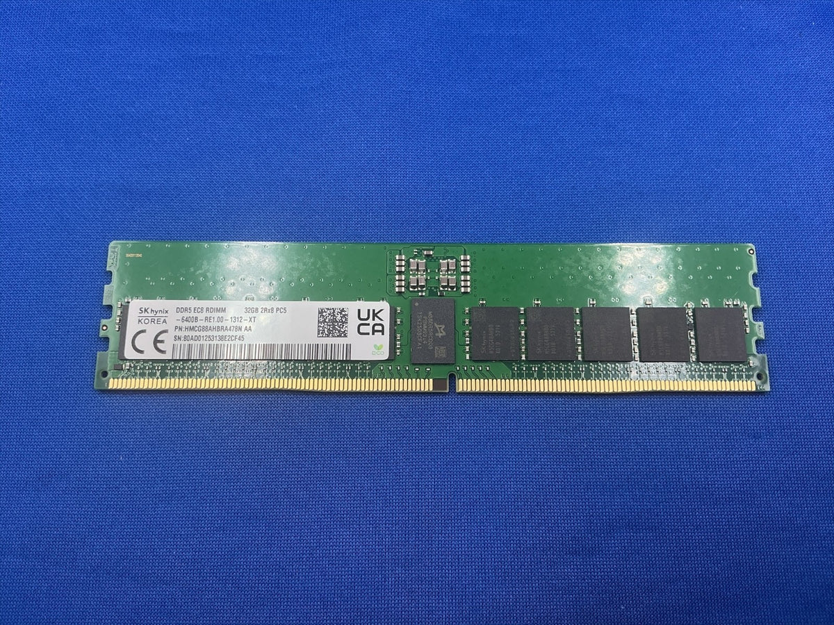 HMCG88AHBRA478N HYNIX 32GB (1X32GB) 2Rx8 PC5-6400B RDIMM MEMORY