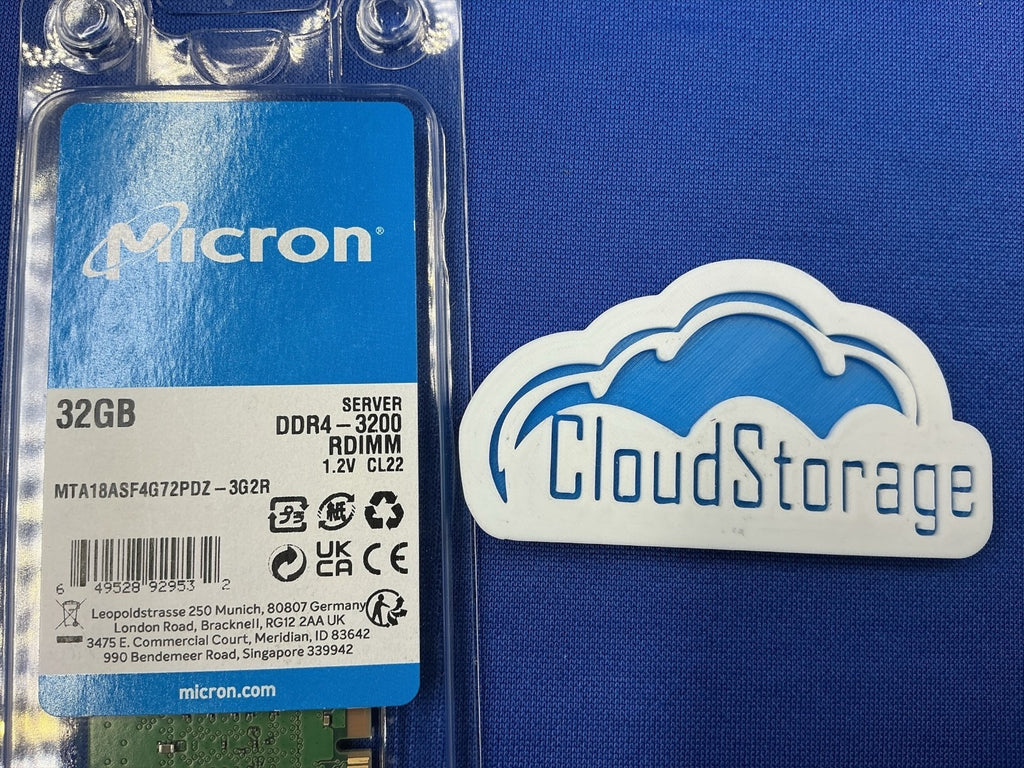 Micron MTA18ASF4G72PDZ-3G2B2 32GB DDR4-3200 ECC RDIMM 2Rx8 PC4-25600