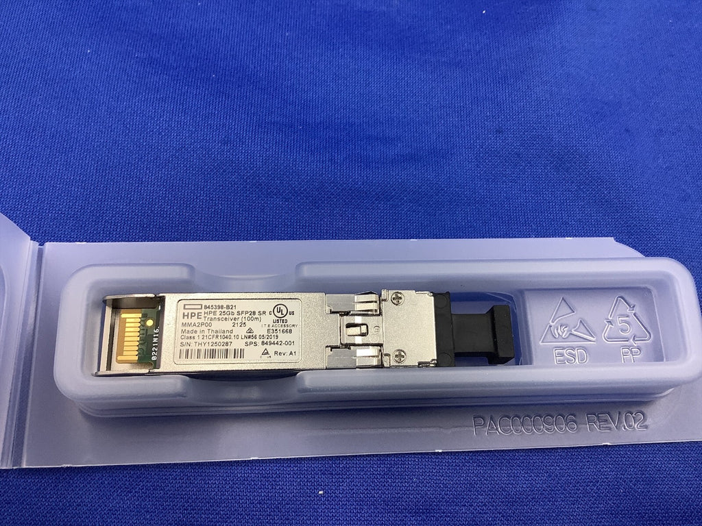 845398-B21 HPE 25GB SFP28 SR 100M TRANSCEIVER  845397-001 New