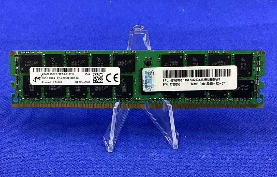 47J0253 IBM 16GB 2RX4 PC4-2133P DDR4 MEMORY 46W0798 46W0795 46W0796