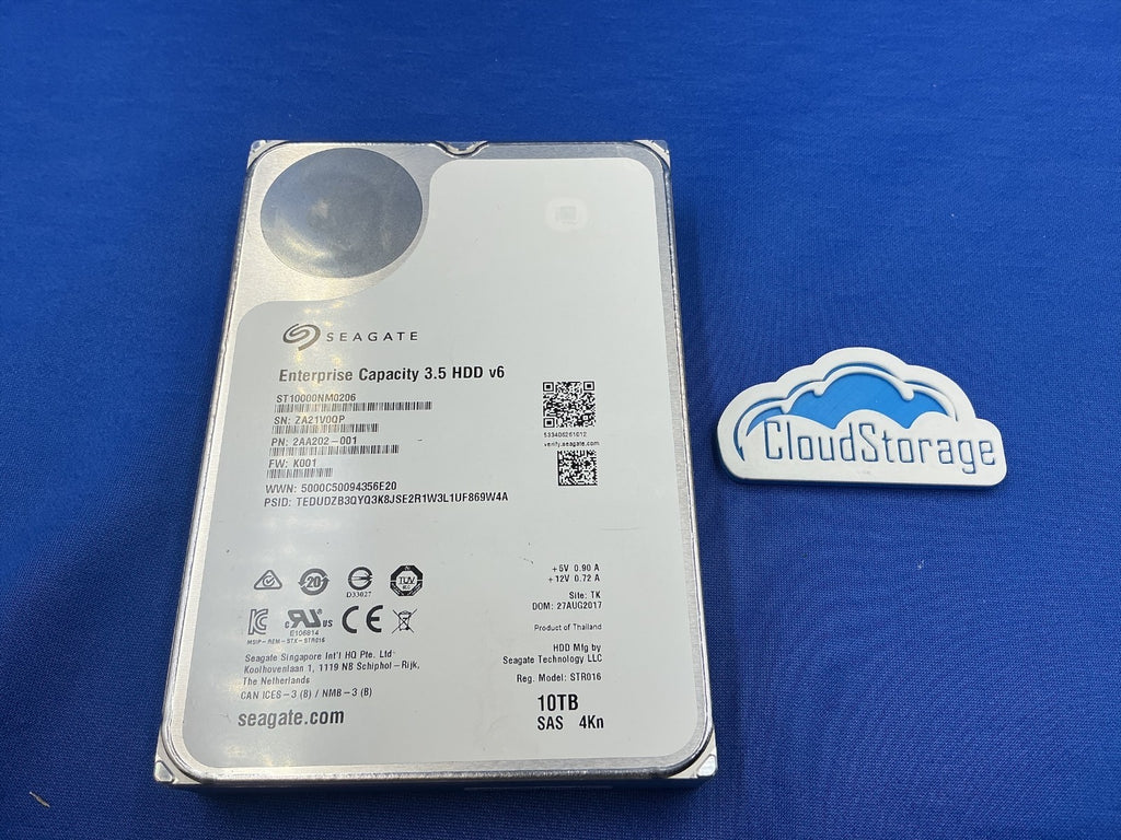 ST10000NM0206 SEAGATE Exos X10 10TB 7.2K SAS 12Gb/s 3.5IN 4Kn HDD 2AA202-005