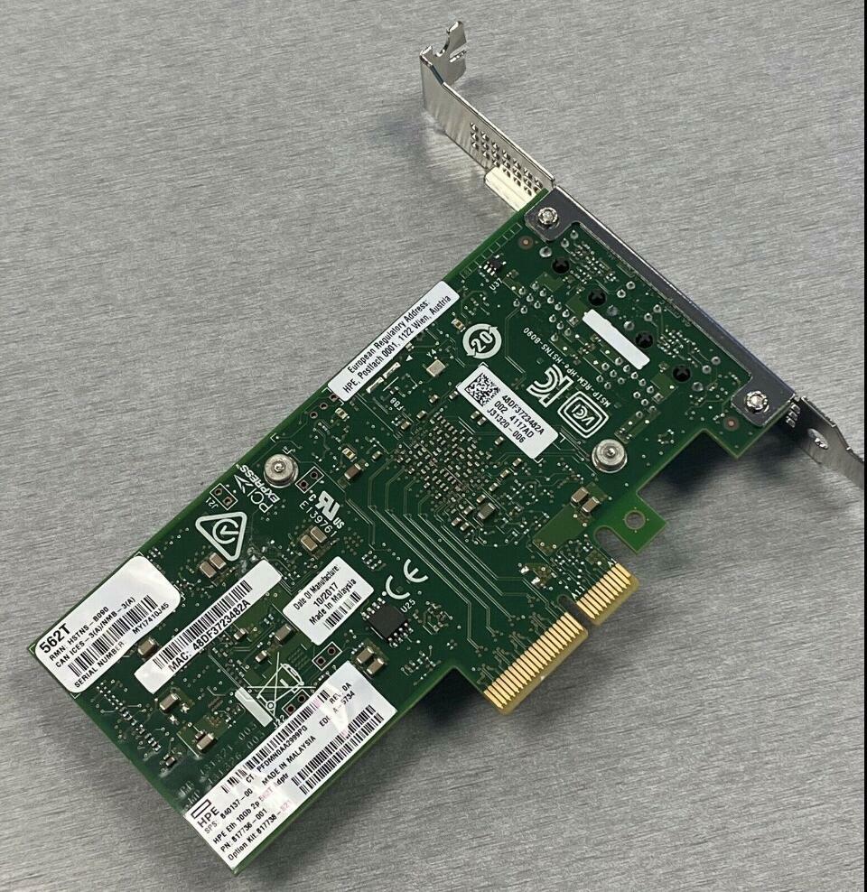817738-B21 HPE Ethernet 10Gb 2-port 562T adapter  817736-001 840137-001