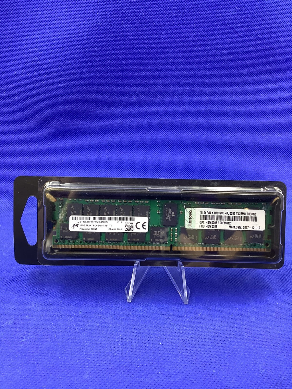 Micron 16GB DDR4 DIMM REG ECC 2RX4 PC4-19200 MTA36ASF2G72PZ-2G3B1