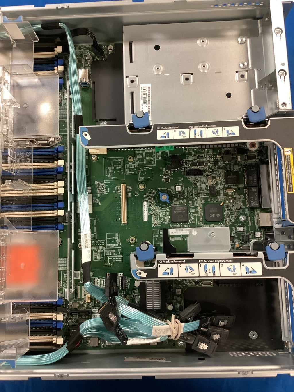 HP 752689-B21 DL380 G9 8 bay Server 2U Raid Cable Fans, No PSU, No HDD, no CPU