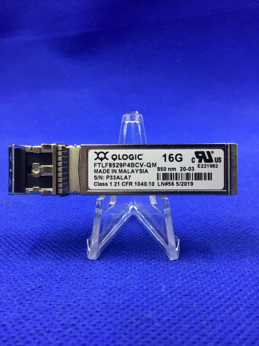FTLF8529P4BCV-QM  QLogic 16GB SFP+ 850nm Optical Transceiver