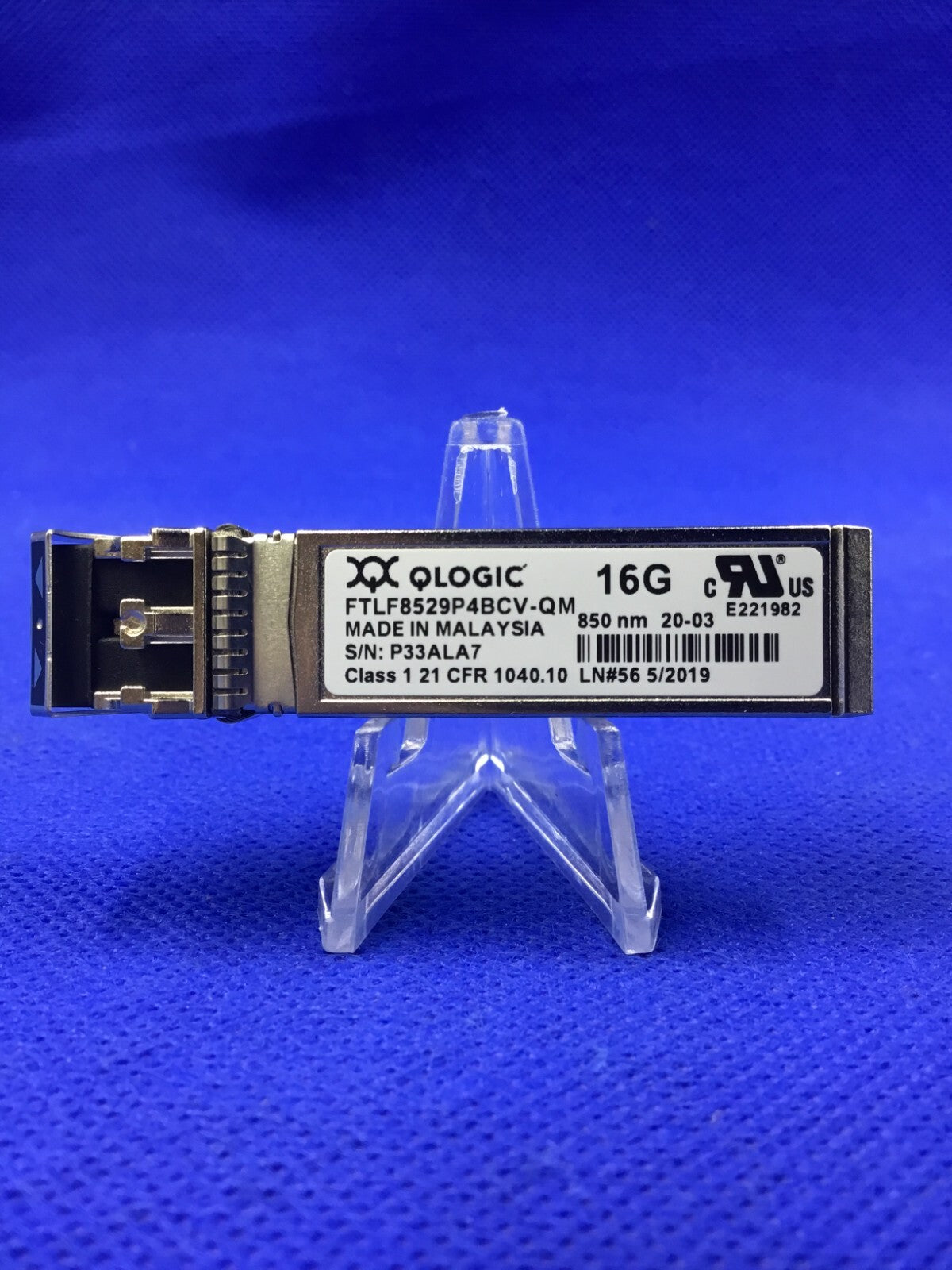 FTLF8529P4BCV-QM  QLogic 16GB SFP+ 850nm Optical Transceiver