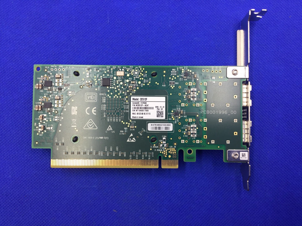 Mellanox MCX512F-ACAT Connectx5 25GBE 2-Port SFP28 PCI EN Network Interface Card