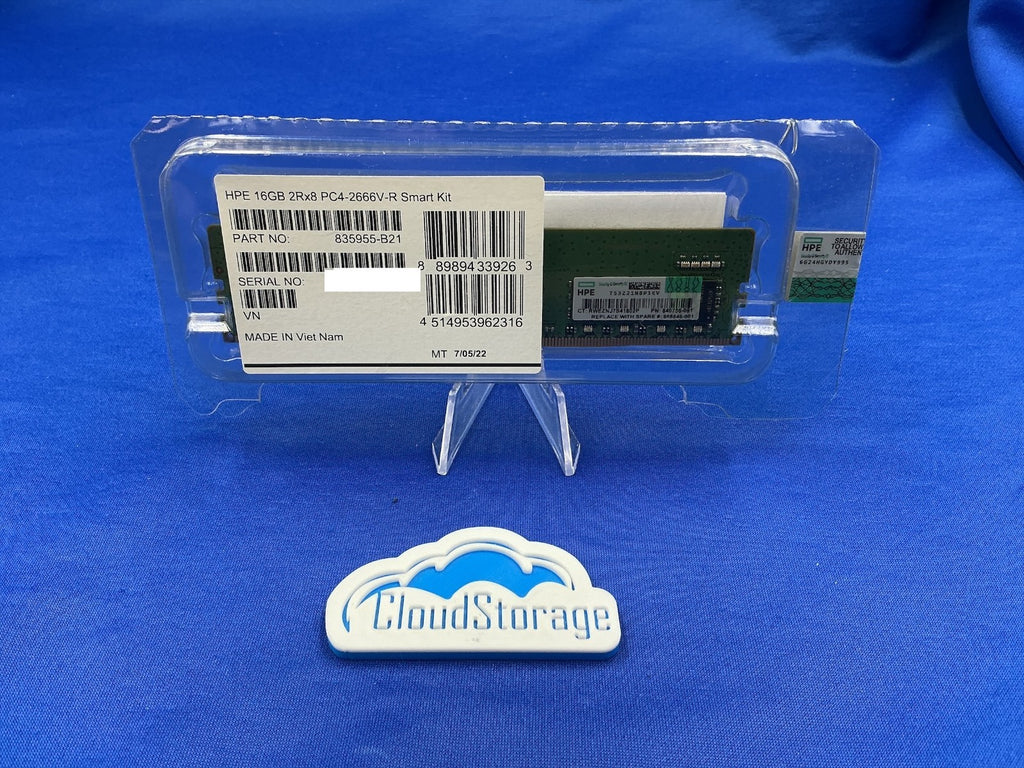 840756-091 HPE 16GB 2Rx8 PC4-2666V DDR4-2666 Reg Memory 835955-B21