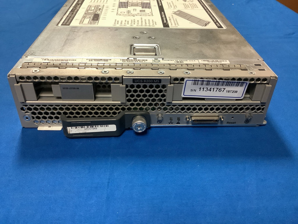 Cisco UCSB-B200-M5 Blade Server  73-17637-09	 CTO Chassis