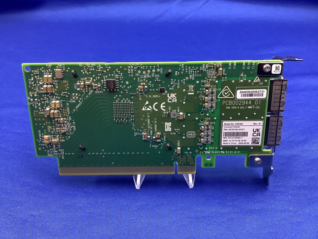 MCX516A-GCAT Mellanox CX516A ConnectX 5 EN 2Port 50GbE Network Card