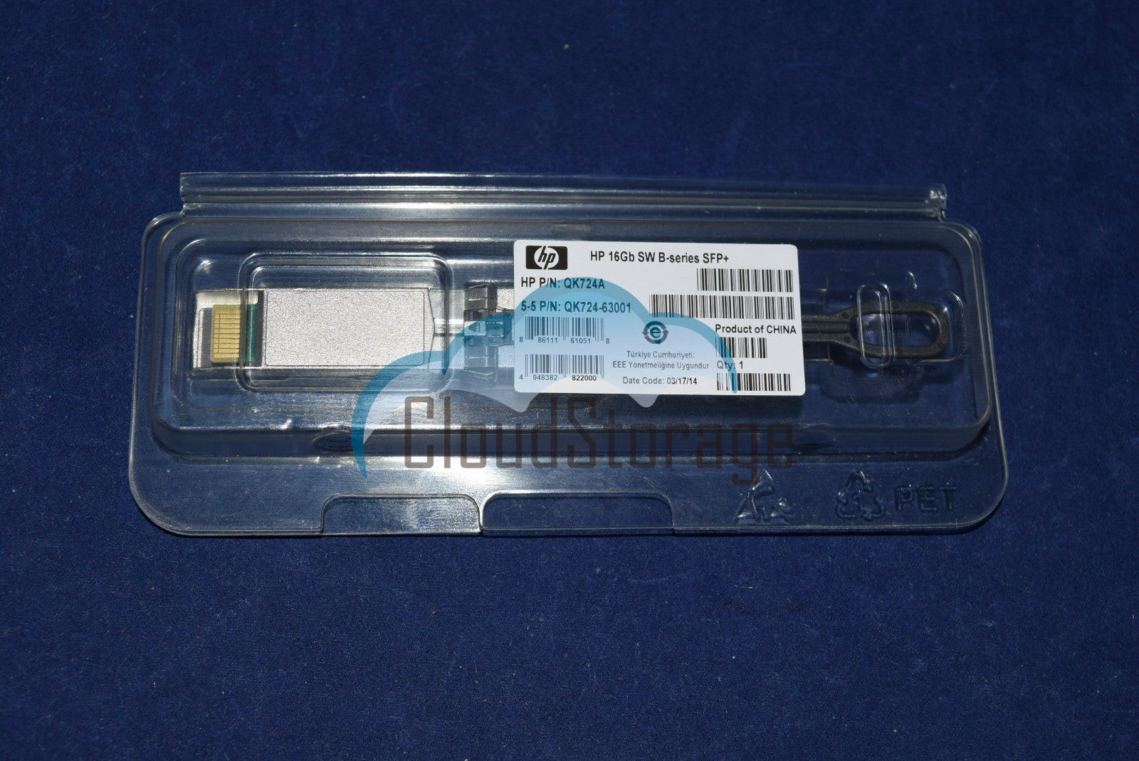NEW 656435-001 QK724A HP 16GB SFP+ TRANSCEIVER QK724-63001