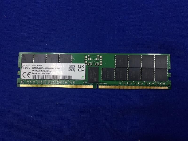 HMCG94MEBQA109N HYNIX 64G (1X64GB) 2RX4 PC5-4800B RDIMM MEMORY