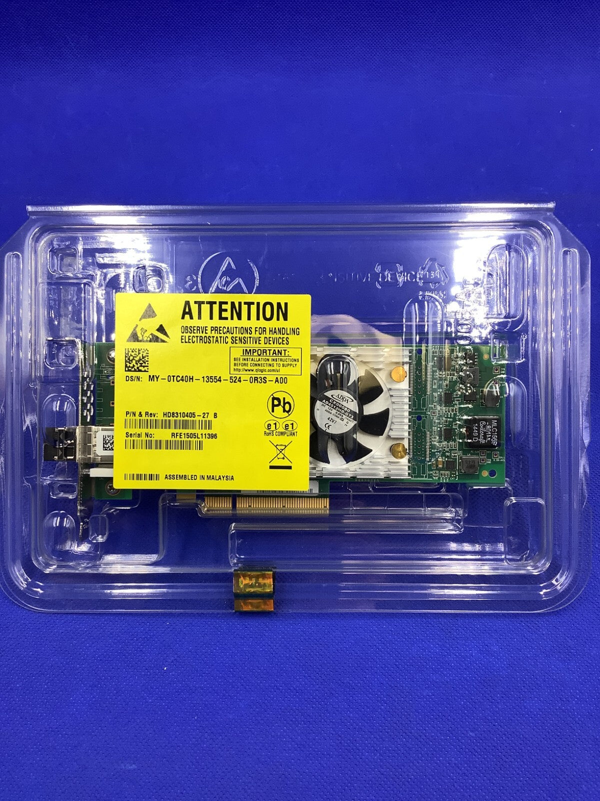 Dell QLE2660 DELL Qlogic 2660 Single Port 16GB Fibre Channel HBA QLE2660 NOB