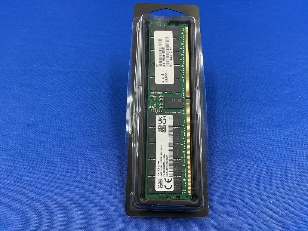 UCS-MRX64G2RE3 CISCO 64G (1X64GB) 2RX4 PC5-5600B RDIMM MEMORY
