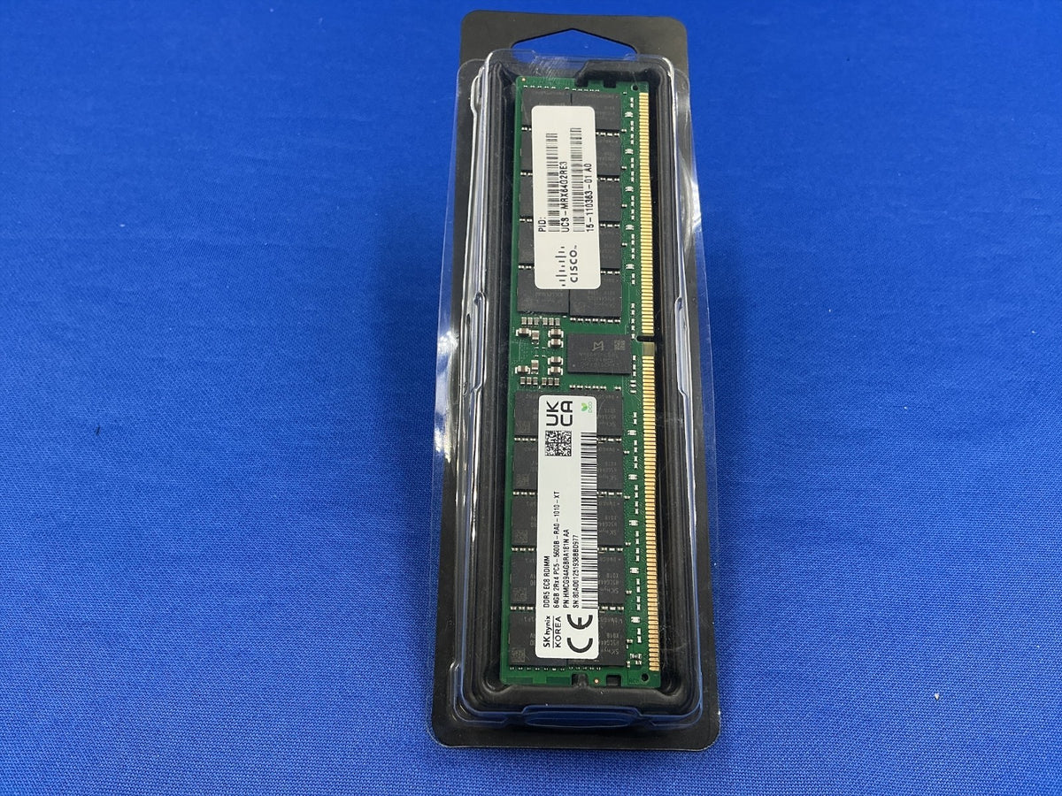UCS-MRX64G2RE3 CISCO 64G (1X64GB) 2RX4 PC5-5600B RDIMM MEMORY