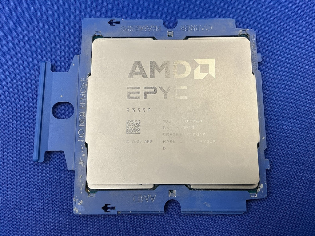 AMD EPYC 9355P 32-Core 64-Thread 3.55GHz 256MB 280W SP5 CPU 100-000001521