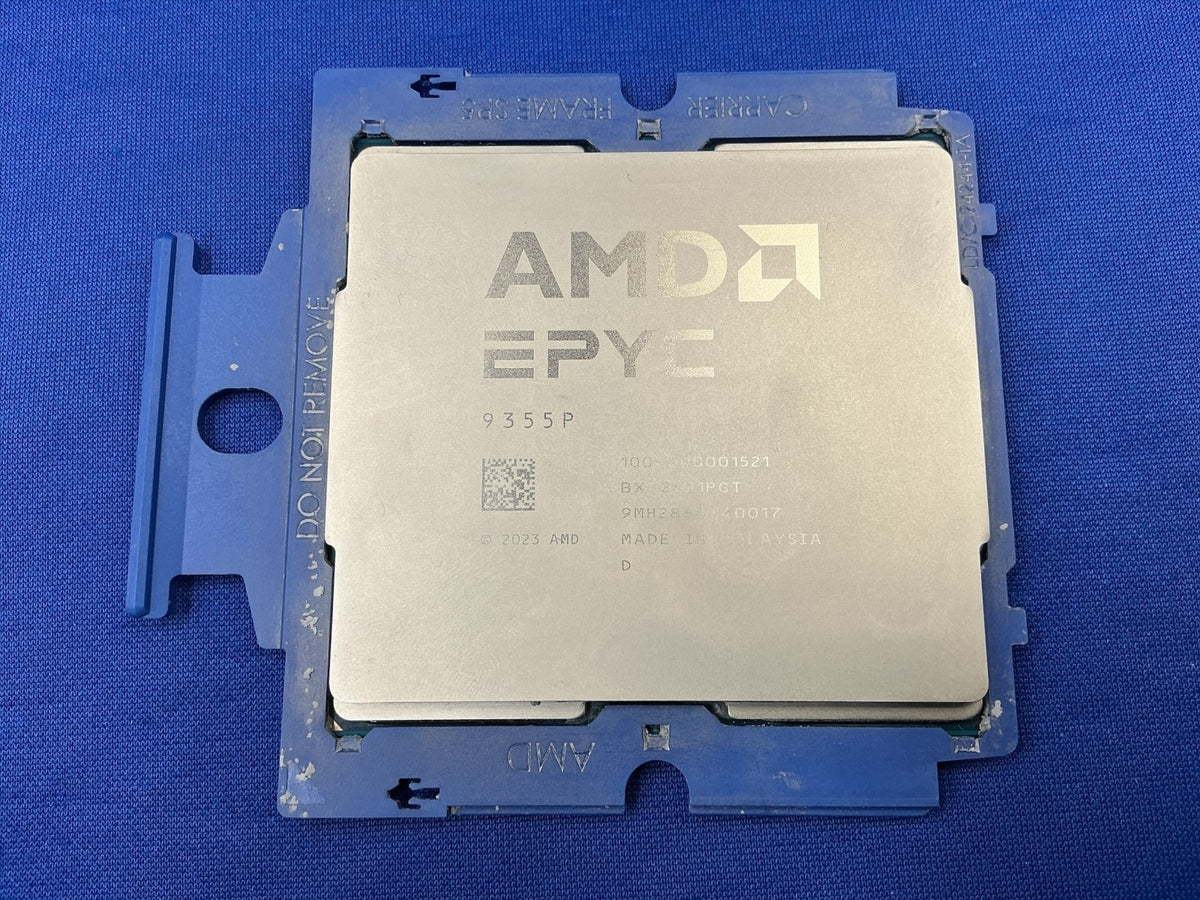 AMD EPYC 9355P 32-Core 64-Thread 3.55GHz 256MB 280W SP5 CPU 100-000001521