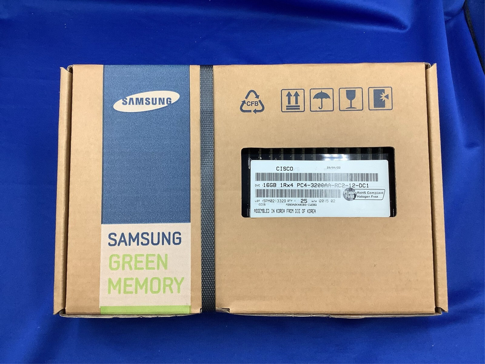 SAMSUNG M393A2K40DB3-CWE 16GB (1X16GB)1RX4 PC4- 3200AA RDIMM Memory