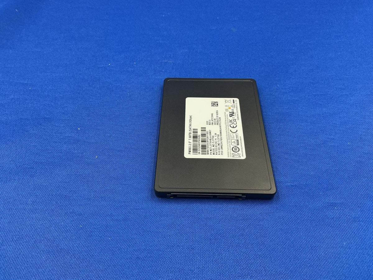 MZ-7L37T60 Samsung PM893 7.68TB SATA 6Gb/s 2.5" SSD MZ7L37T6HBLA-00W07