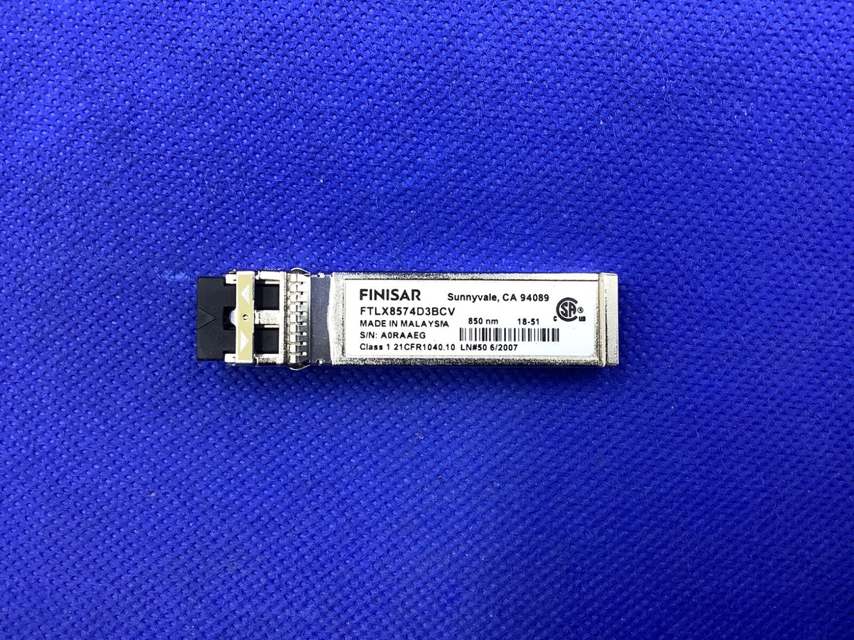 FTLX8574D3BCV Finisar 10Gb 10GBase-SR MMF 300m 850nm LC SFP+ Transceiver Module