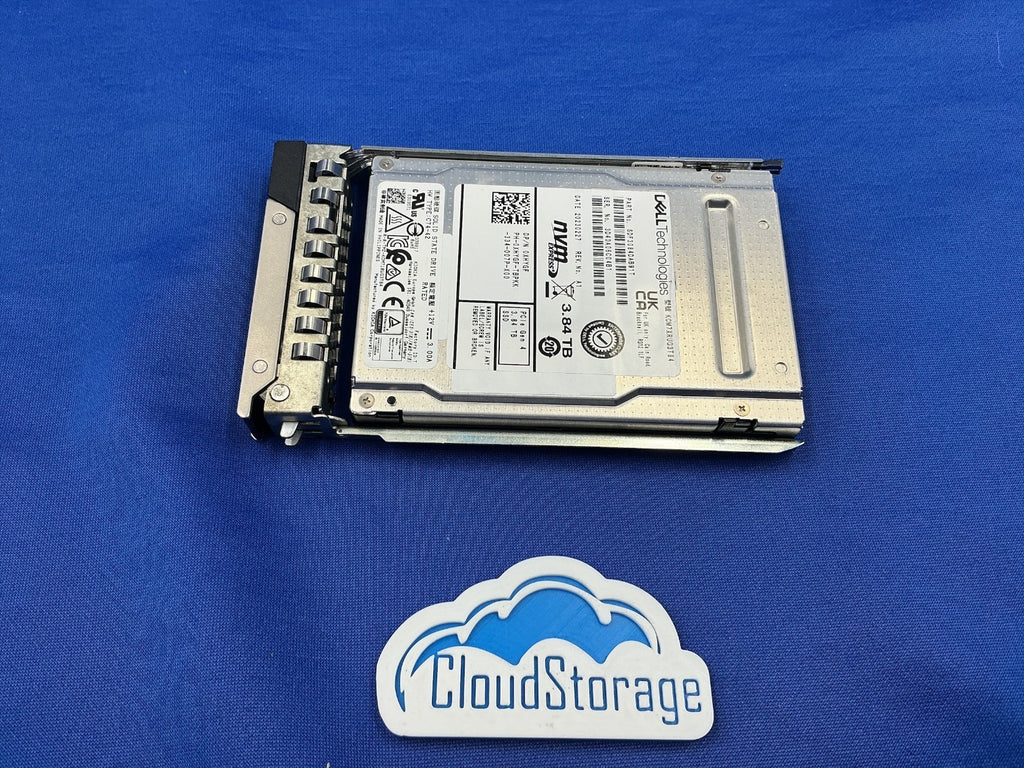 Dell XHYGF 0XHYGF CM7-R 3.84TB PCIe Gen4 NVMe RI 2.5" SSD KCM7XRUG3T84