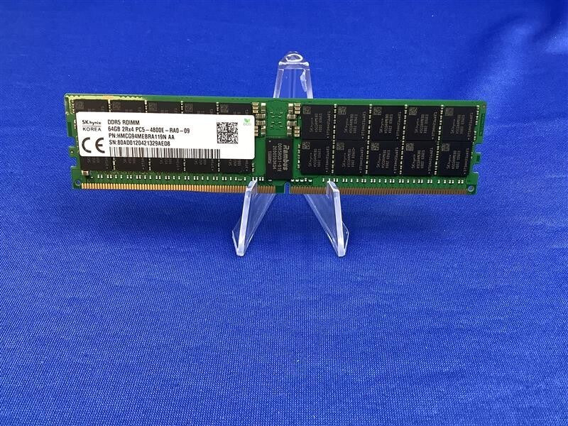 HMCG94MEBRA119N HYNIX 64G (1X64GB) 2RX4 PC5-4800E RDIMM MEMORY