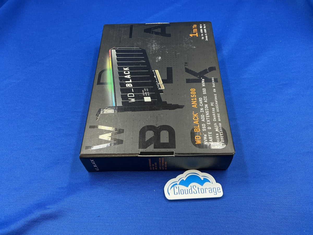 WDS100T1X0L WD BLACK AN1500 NVMe AIC 1TB PCI-Express 3.0 x8 Internal SSD