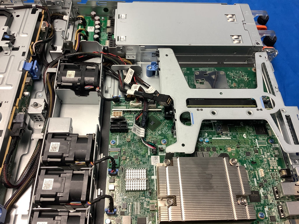 Dell PowerEdge R340 chassis with fans, cables and heatsink No RAM, HDD, CPU, GPU