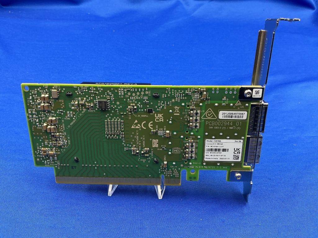MCX516A-CCHT Mellanox ConnectX-5 100GbE Dual-Port QSFP28 2P PCIe Adapter Card
