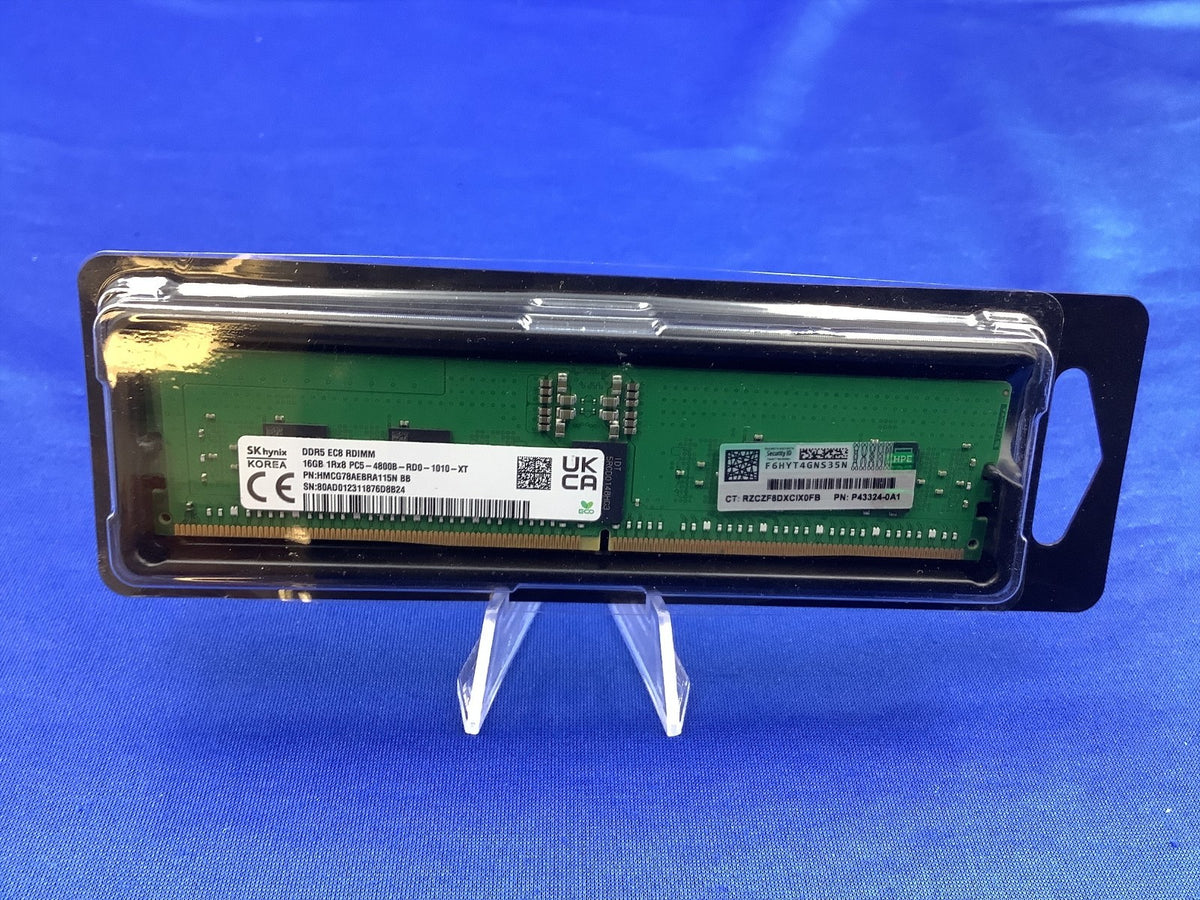 P43324-0A1 HPE 16GB (1X16GB) 1RX8 PC5-4800B RDIMM SMART MEMORY