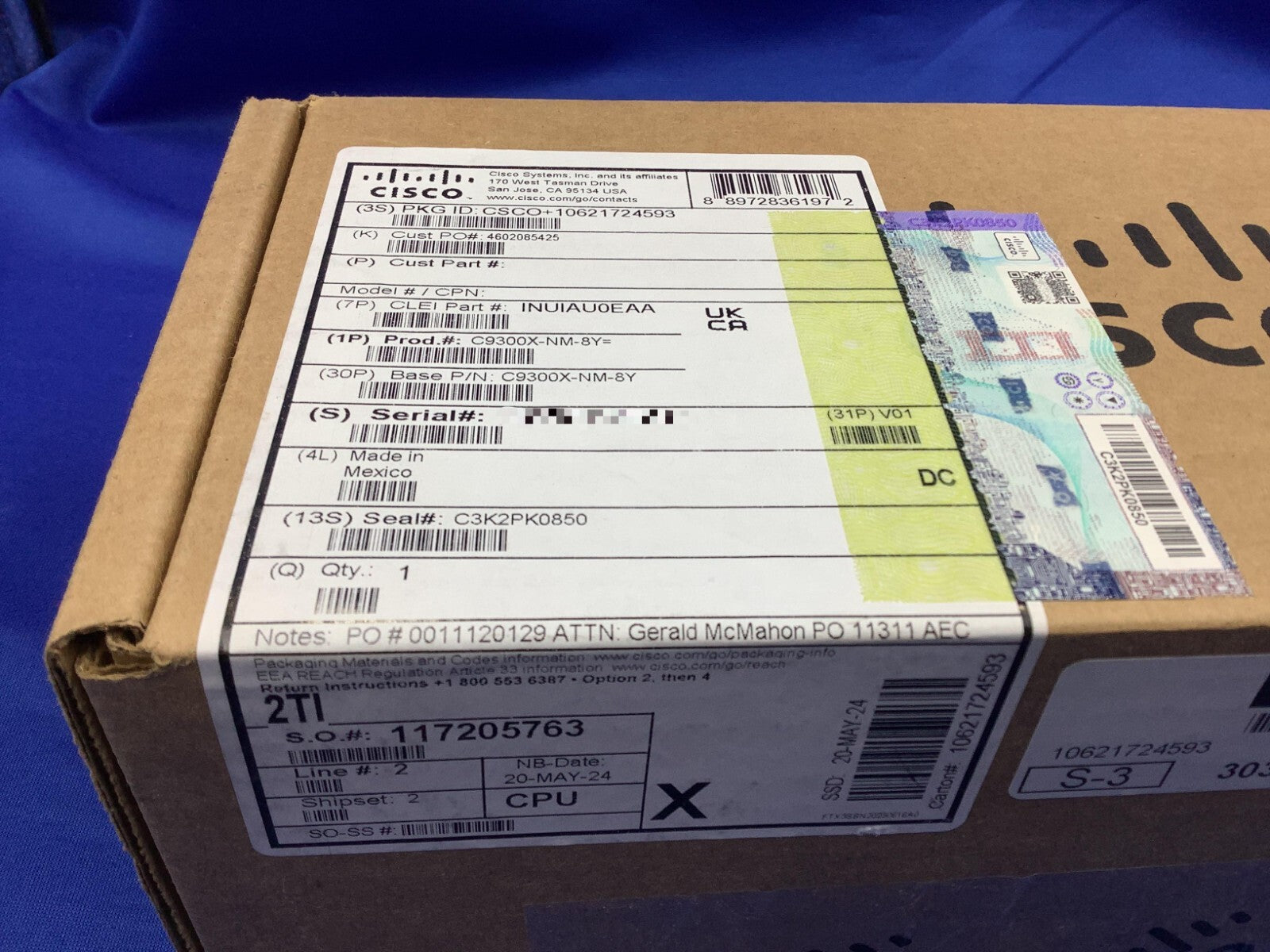 C9300X-NM-8Y Cisco Catalyst 9300X 8x 25G/10G/1G Network Module