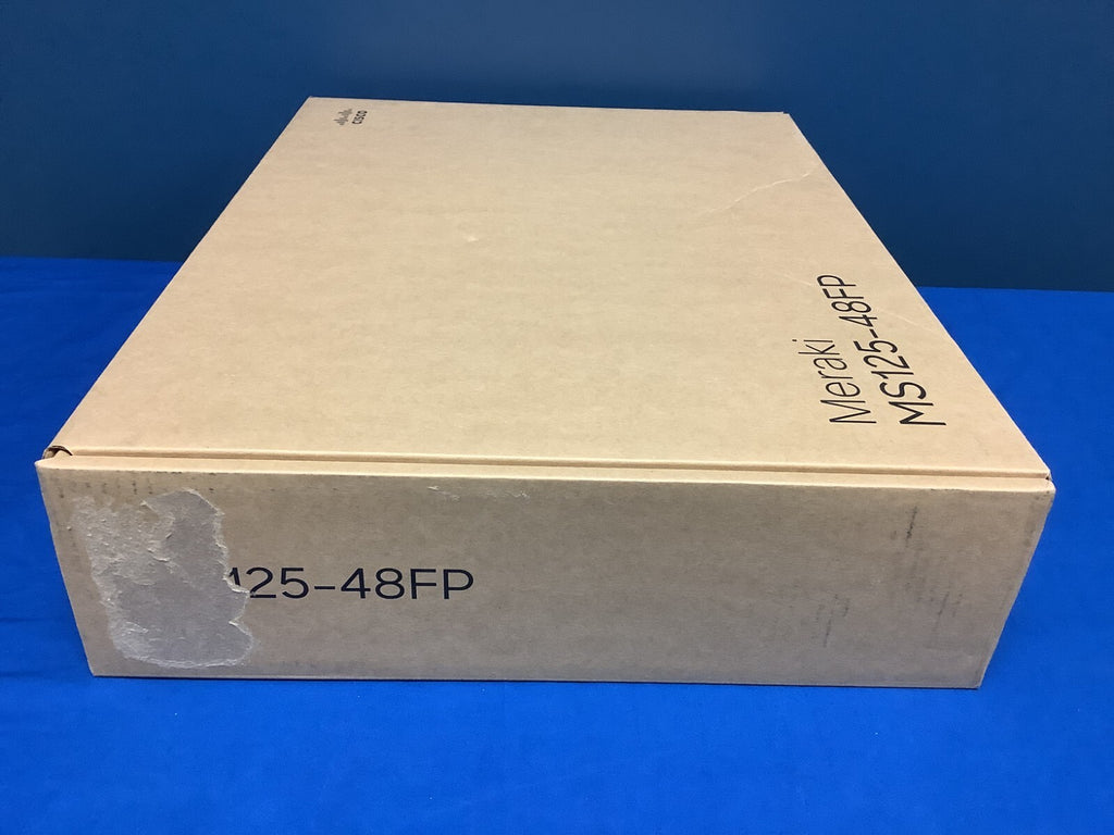 NOB MS125-48FP-HW Cisco Meraki 48-Port PoE Managed Ethernet Switch UNCLAIMED