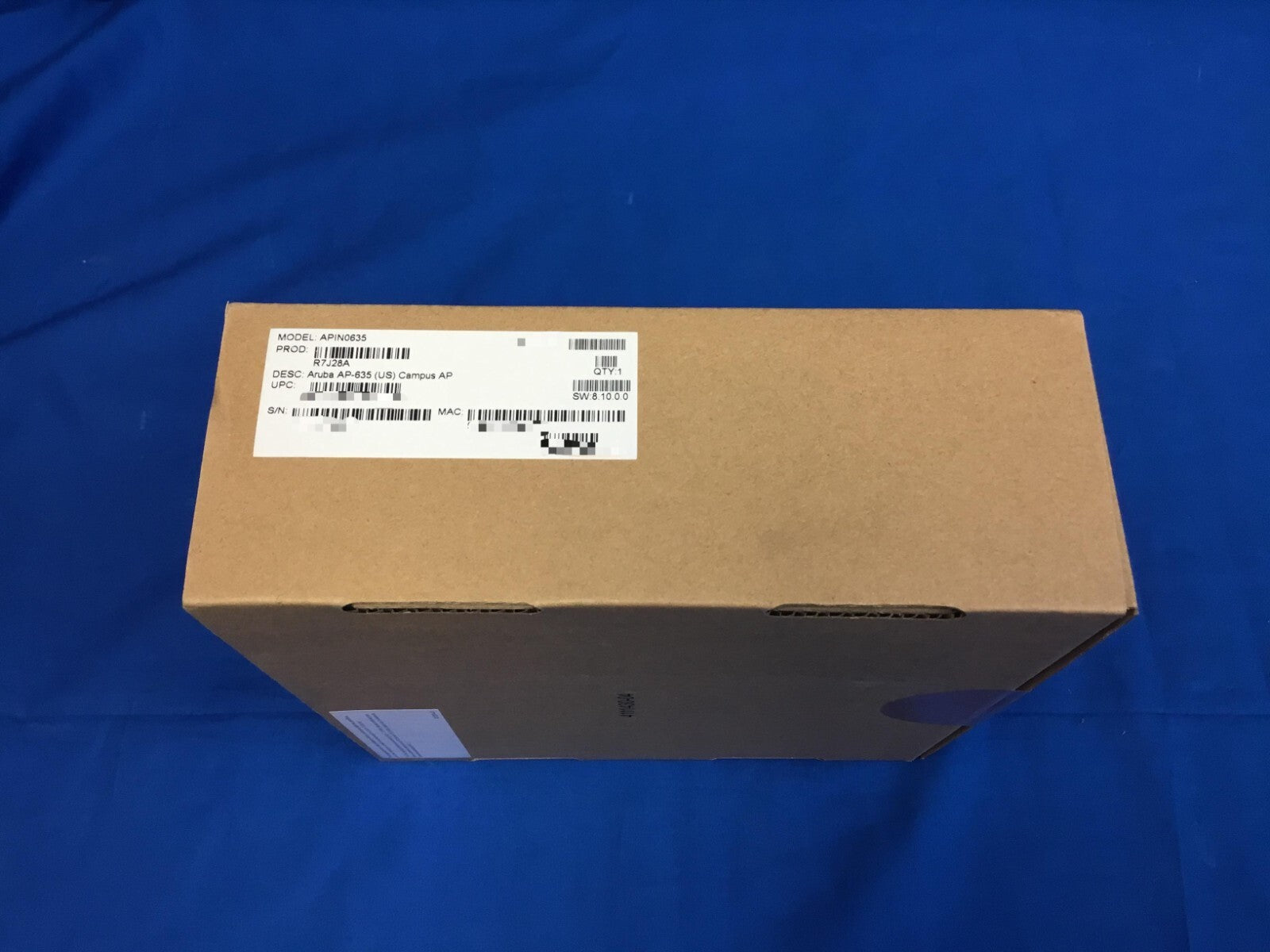 New R7J28A HPE ARUBA AP-635 (US) TRI-RADIO WI-FI 6E INTERNAL ANTENNAS CAMPUS AP