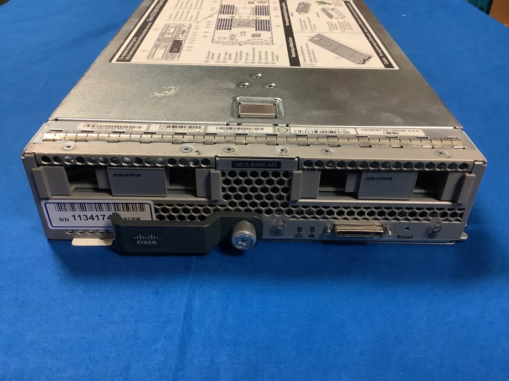 Cisco UCSB-B200-M5 Blade Server  73-17637-11 CTO Chassis