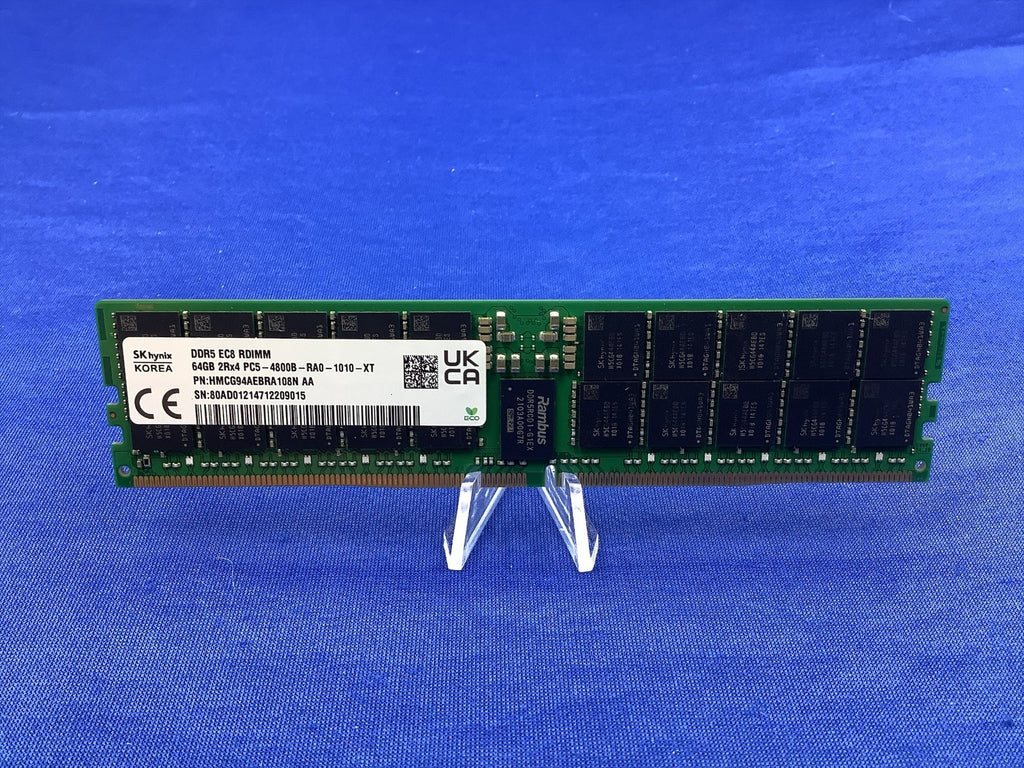 HMCG94AEBRA108N HYNIX 64G (1X64GB) 2RX4 PC5-4800B RDIMM SERVER MEMORY