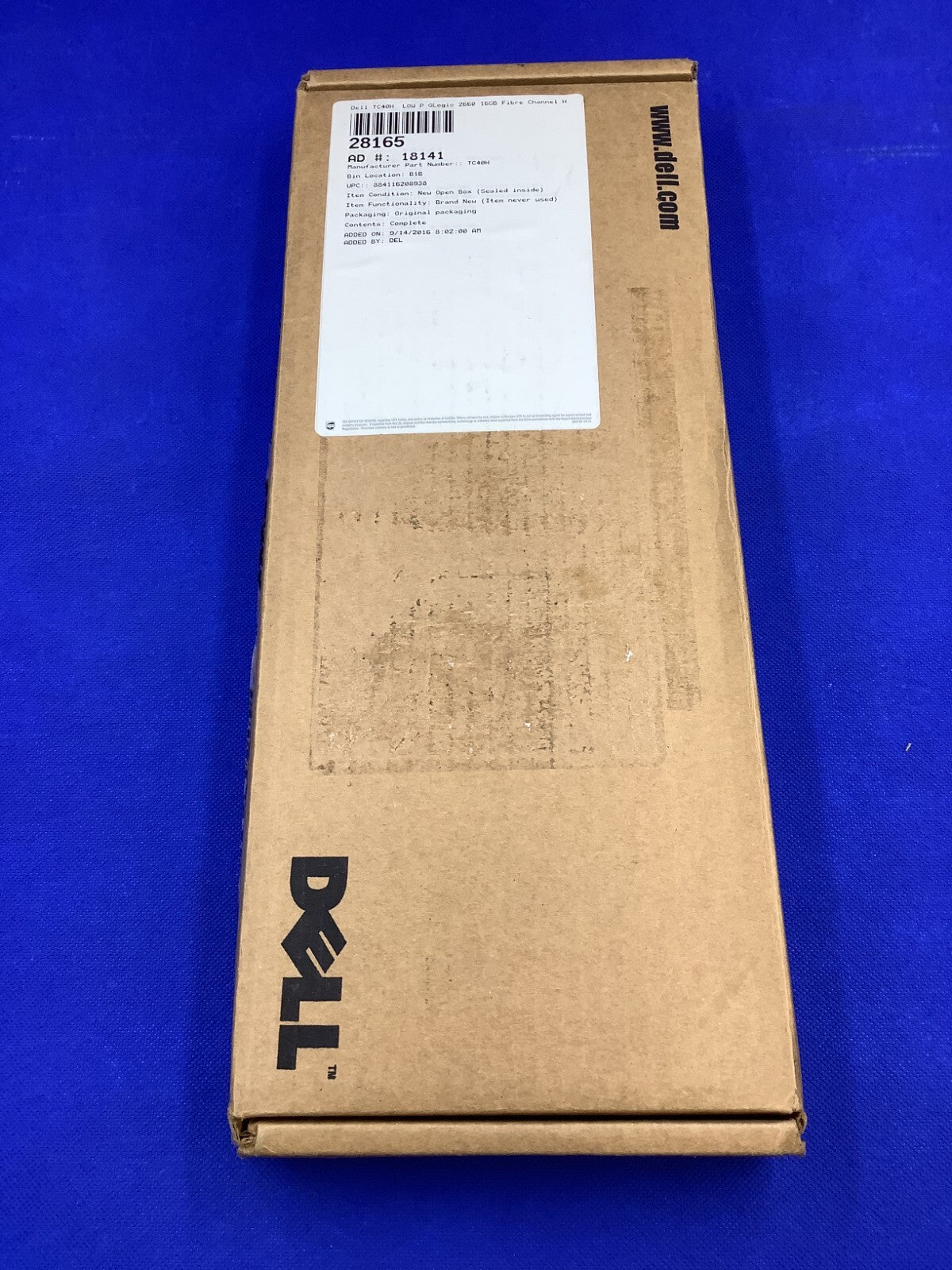 Dell QLE2660 DELL Qlogic 2660 Single Port 16GB Fibre Channel HBA QLE2660 NOB