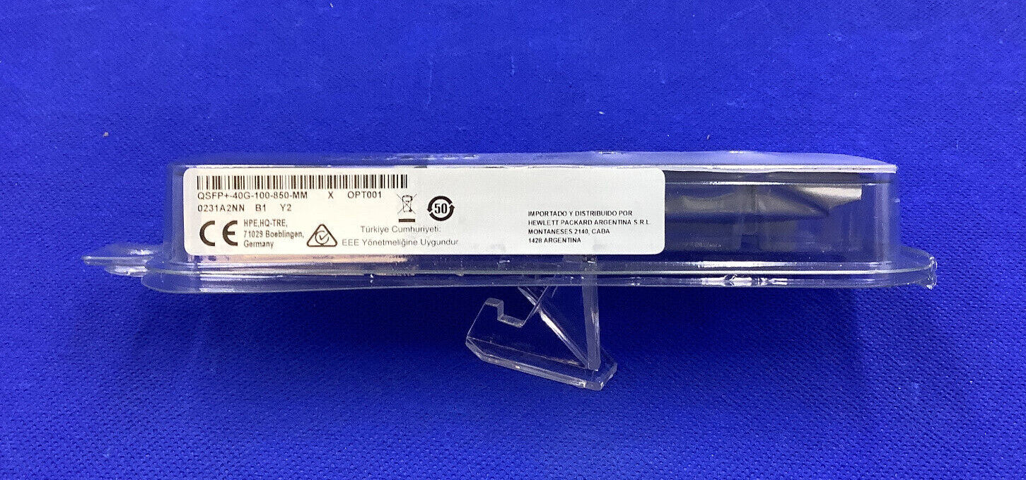 NEW Sealed Genuine HP JG325B X140 40G QSFP+ MPO SR4 Transceiver FTL410QE2C-HZ