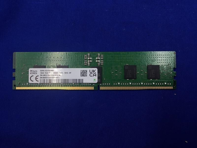 HMCG78AEBRA107N  HYNIX  16GB PC5-38400 RDIMM 4800MHz DDR5 Memory