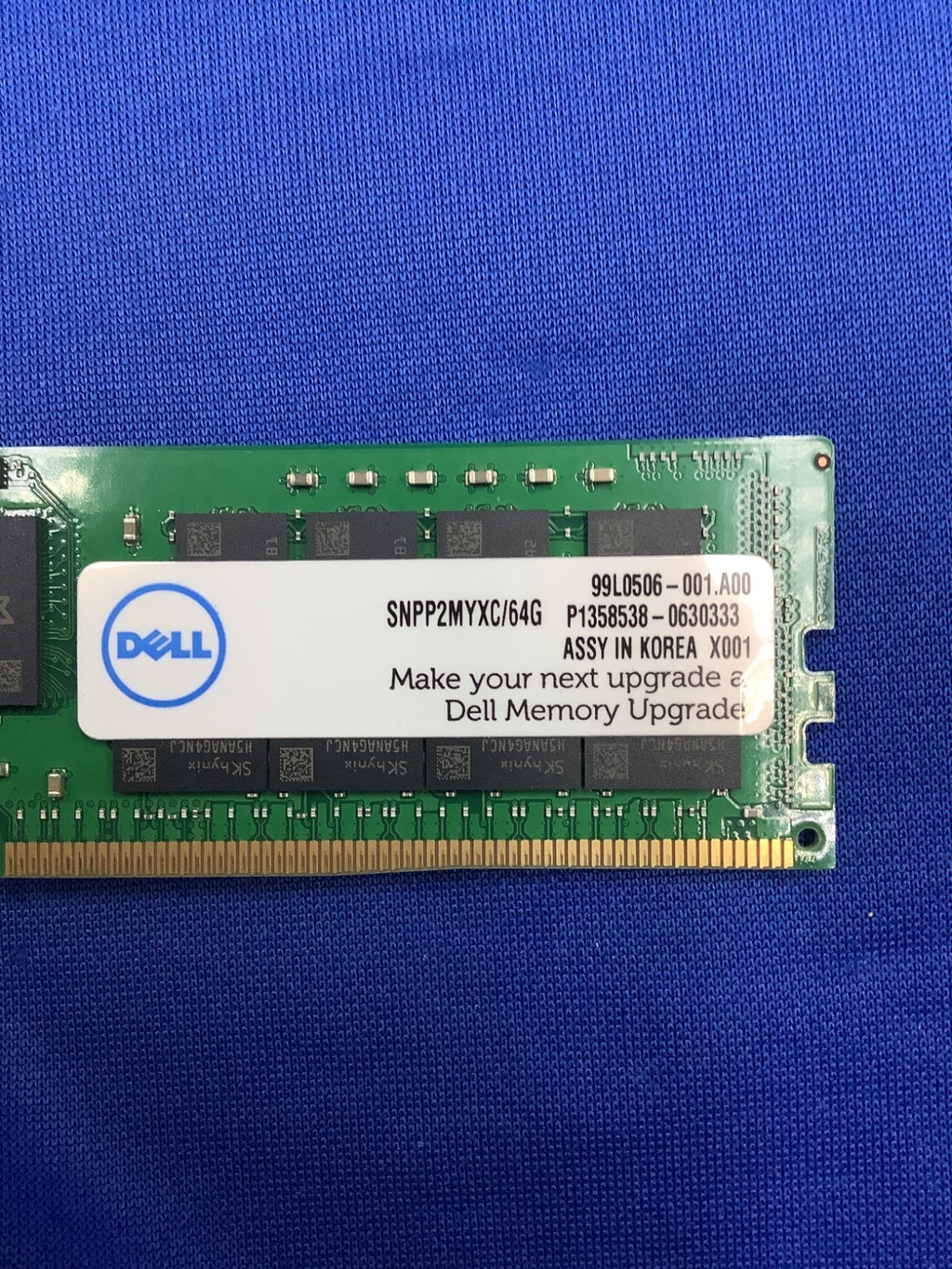 SNPP2MYXC/64G DELL 64GB (1X64GB) 2RX4 PC4-3200A RDIMM SERVER MEMORY