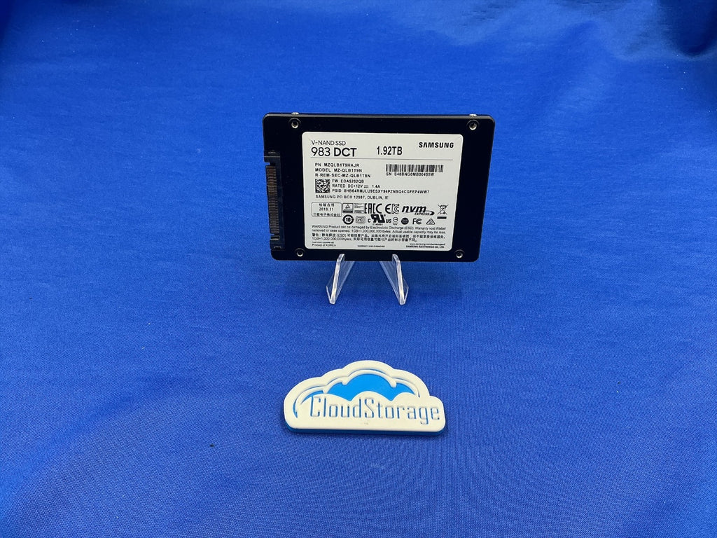 Samsung 983 DCT MZ-QLB1T9N 1.92TB U.2 PCIe 3.0 NVMe SSD MZQLB1T9HAJR