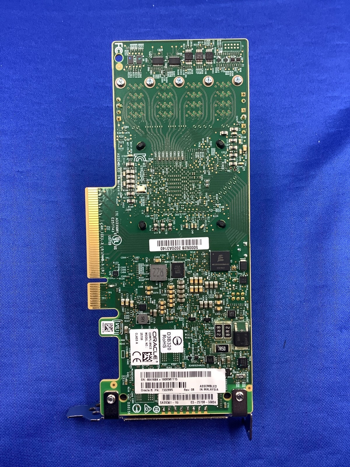SUN Oracle 7332895 LSI MegaRAID 9361-16i 16-PORT 12GB SAS PCIE RAID CONTROLLER