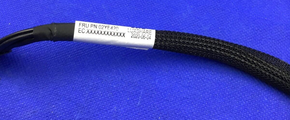 02YE420 36cm 8pin (2x4) cable Option: 4M17A11759 (SR665) or 4H47A38666 (SR650V2)