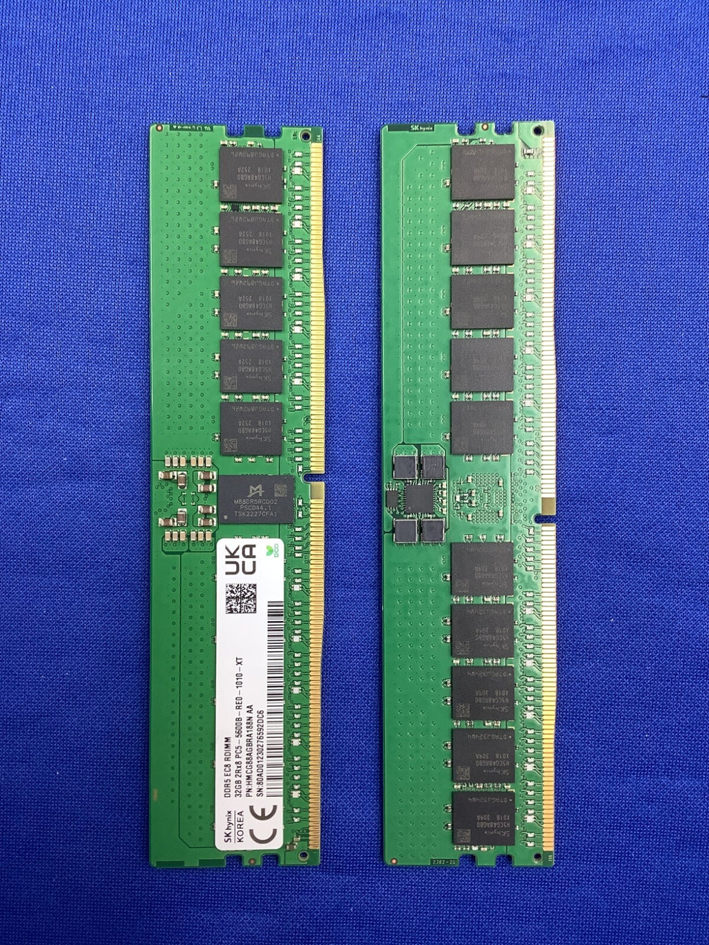 HMCG88AGBRA190N HYNIX 32GB (1X32GB) 2Rx8 PC5-5600B ECC RDIMM MEMORY