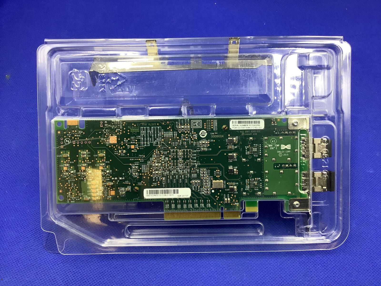 DELL LPE32002-M2 Emulex® Gen 6 (32GFC) Fibre Channel dual-port HBA with SFP
