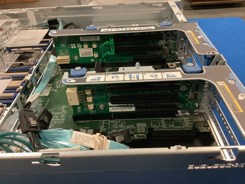 HP 752689-B21 DL380 G9 8 bay Server 2U Raid Cable Fans, No PSU, No HDD, no CPU
