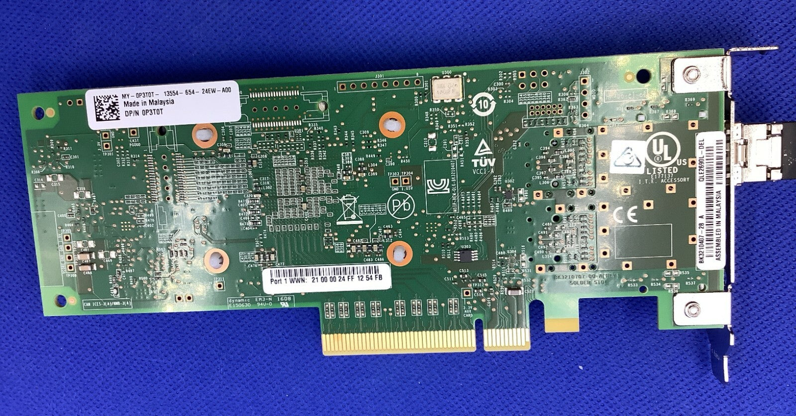 QLE2690-DELL QLogic 16Gb FC SFP+ Single Port HBA Dell 403-BBMP 403-BBMW