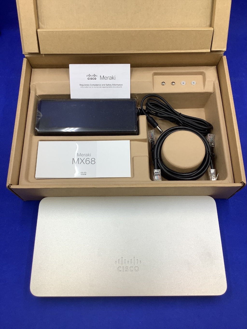 MX68-HW CISCO Meraki MX68 Cloud-Managed Security Appliance Unclaimed